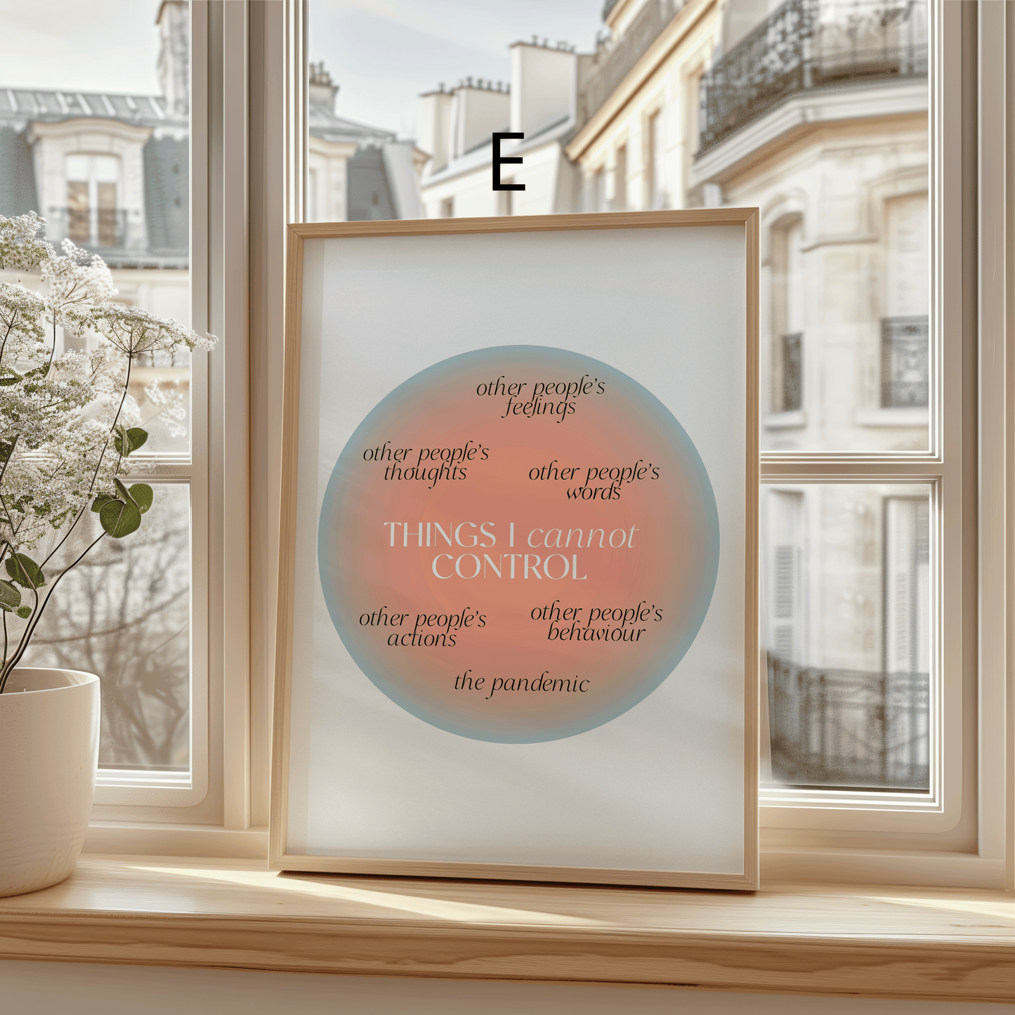 Mental Health Poster · Geschenkidee · Selbstfürsorge Achtsamkeit Emotionen Psychologie · Dekoprint ohne Rahmen
