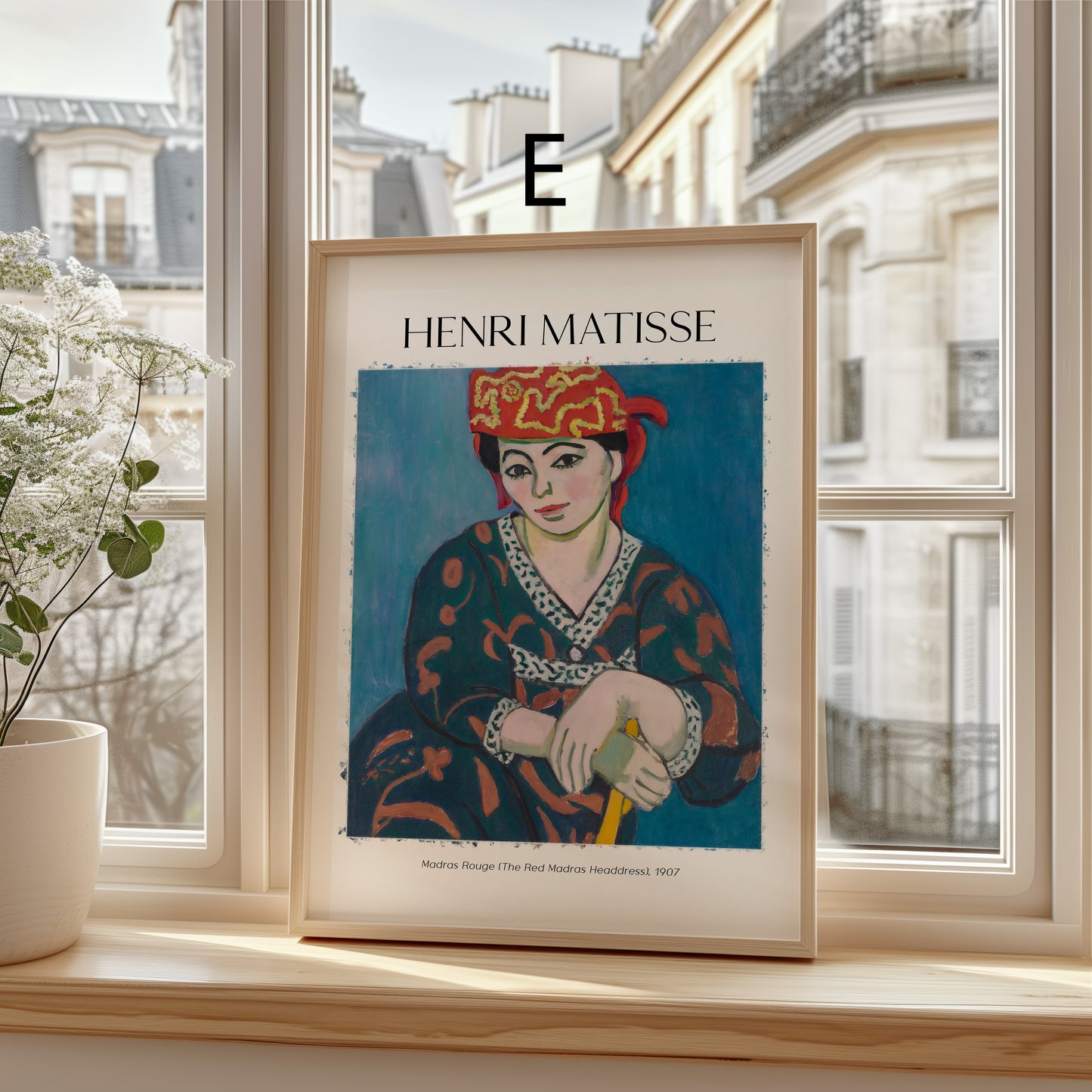 Henri Matisse Poster · Geschenkidee · Fauvistisches Frauenporträt Odaliske La Blouse Roumaine · Dekoprint ohne Rahmen