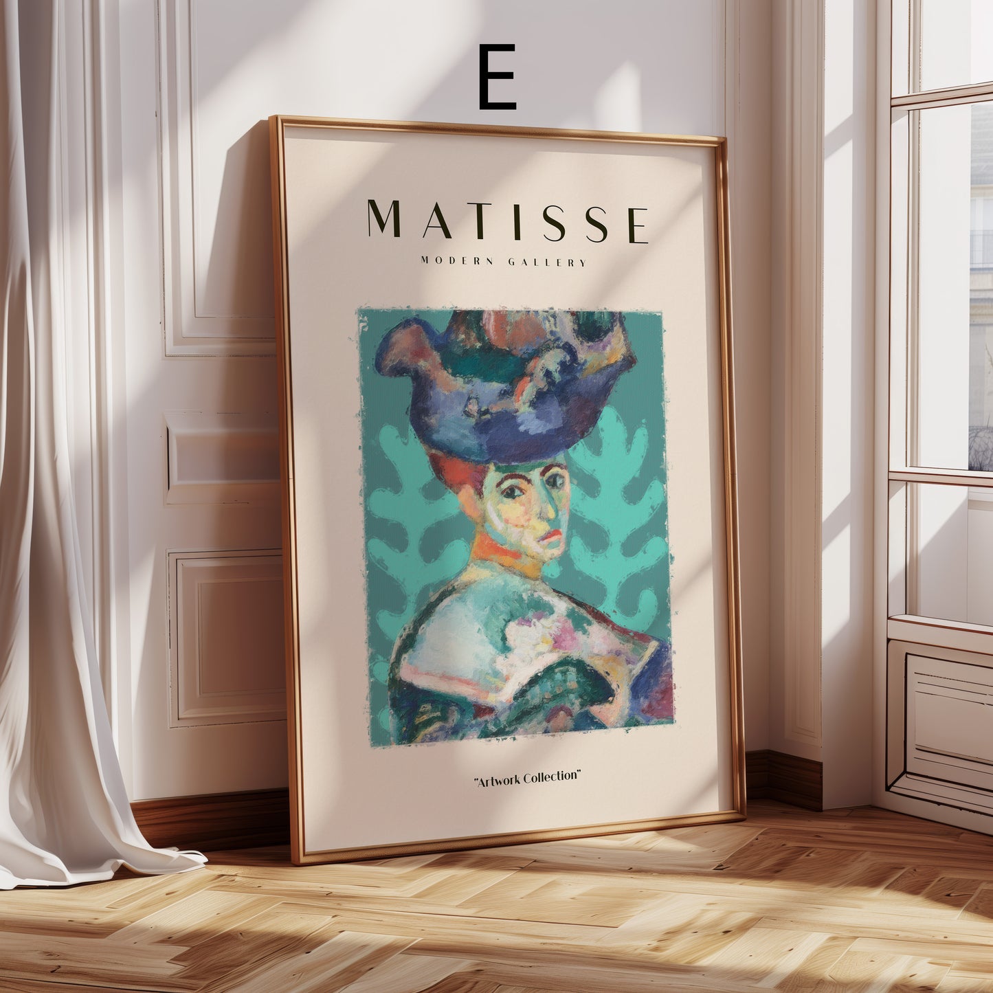 Matisse Poster · Geschenkidee · Abstrakte Kunst Porträts Farbenfrohe Gemälde · Dekoprint ohne Rahmen