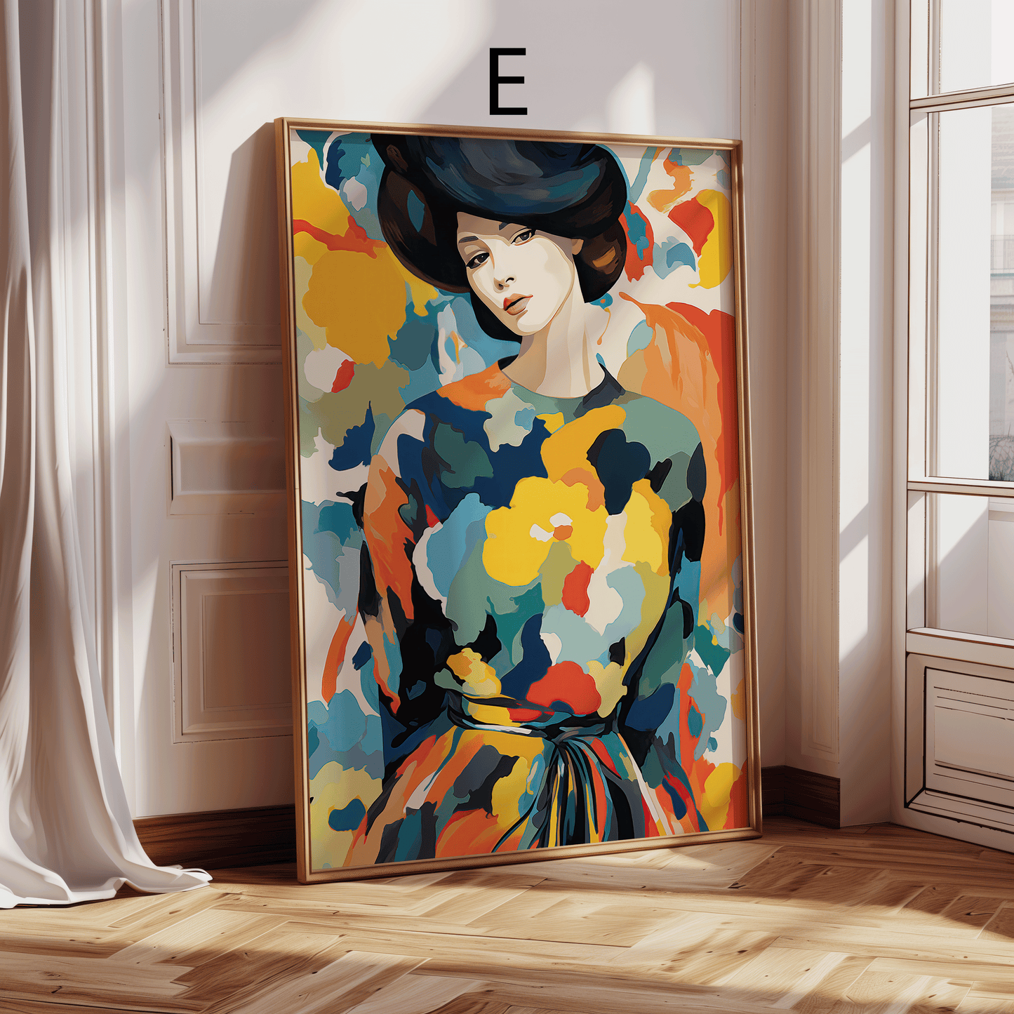 Moderne Kunst Poster · Geschenkidee · Impressionistische Blumen und Elegante Stillleben Kunst · Dekoprint ohne Rahmen