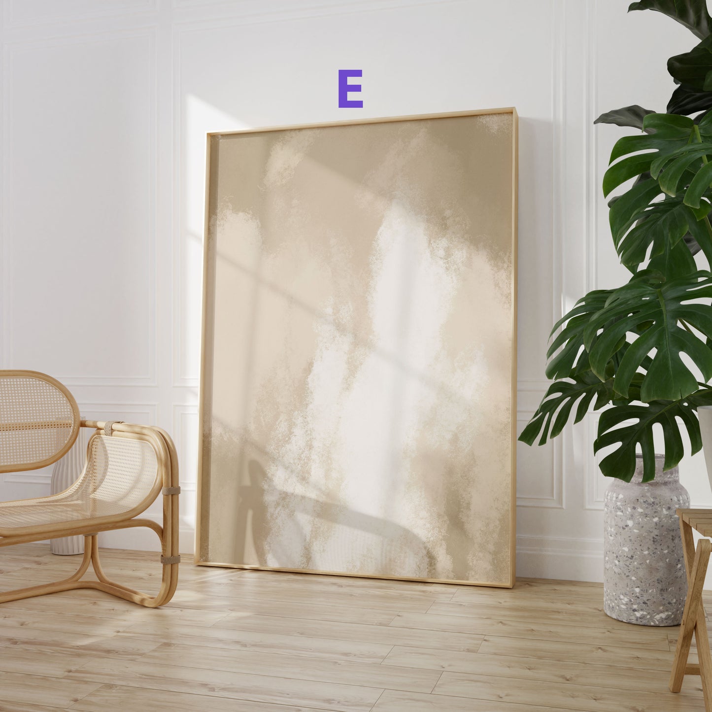 Abstrakte Linien Poster · Geschenkidee · Minimalistische Formen und Neutrale Wandkunst · Dekoprint ohne Rahmen