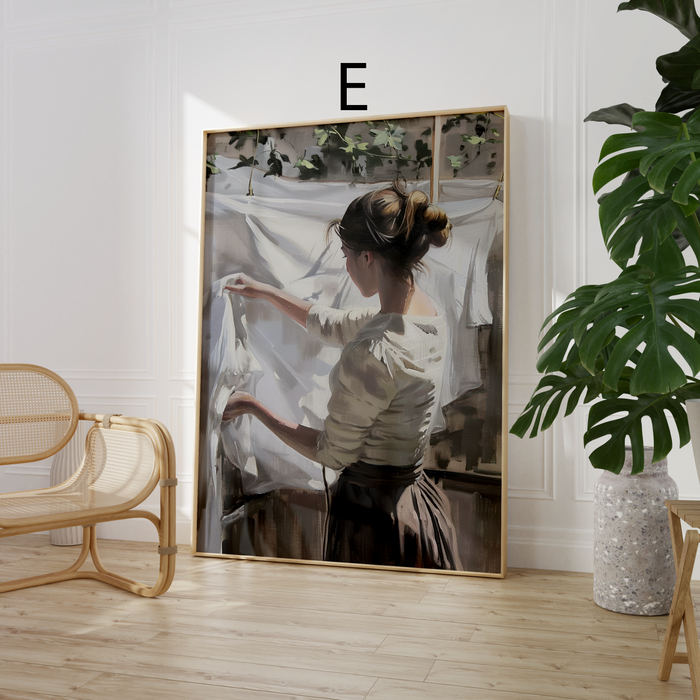 JUSTGOODMOOD Poster – Edle Wandkunst aus Baumwolle