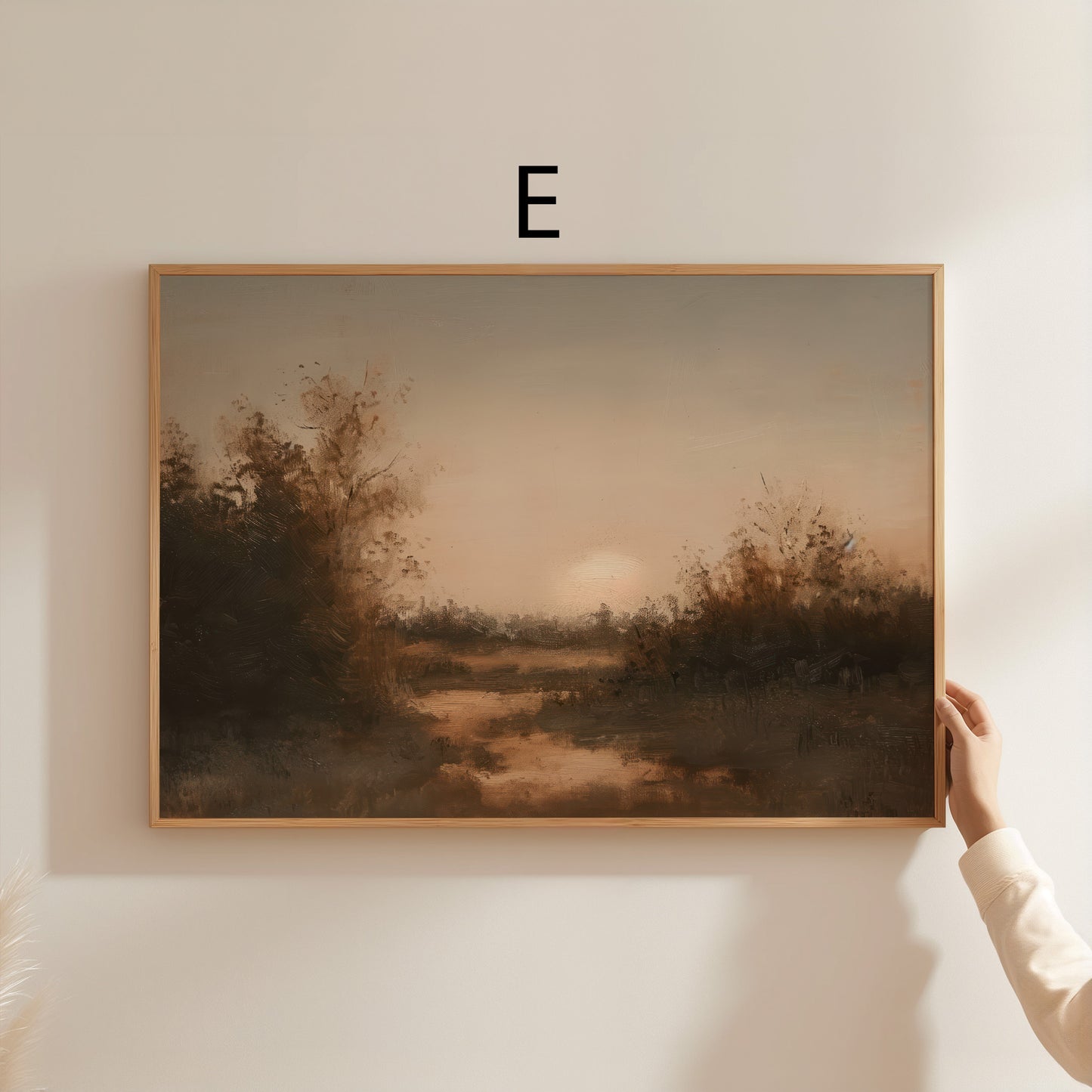 Moderne Landschaft & Figuren Poster · Geschenkidee · Natur Küste Skizzen Zeitlose Wandkunst · Dekoprint ohne Rahmen