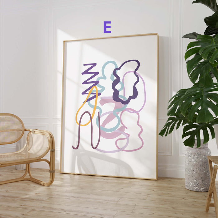 Abstrakte Kunst Poster | Moderne Wandkunst