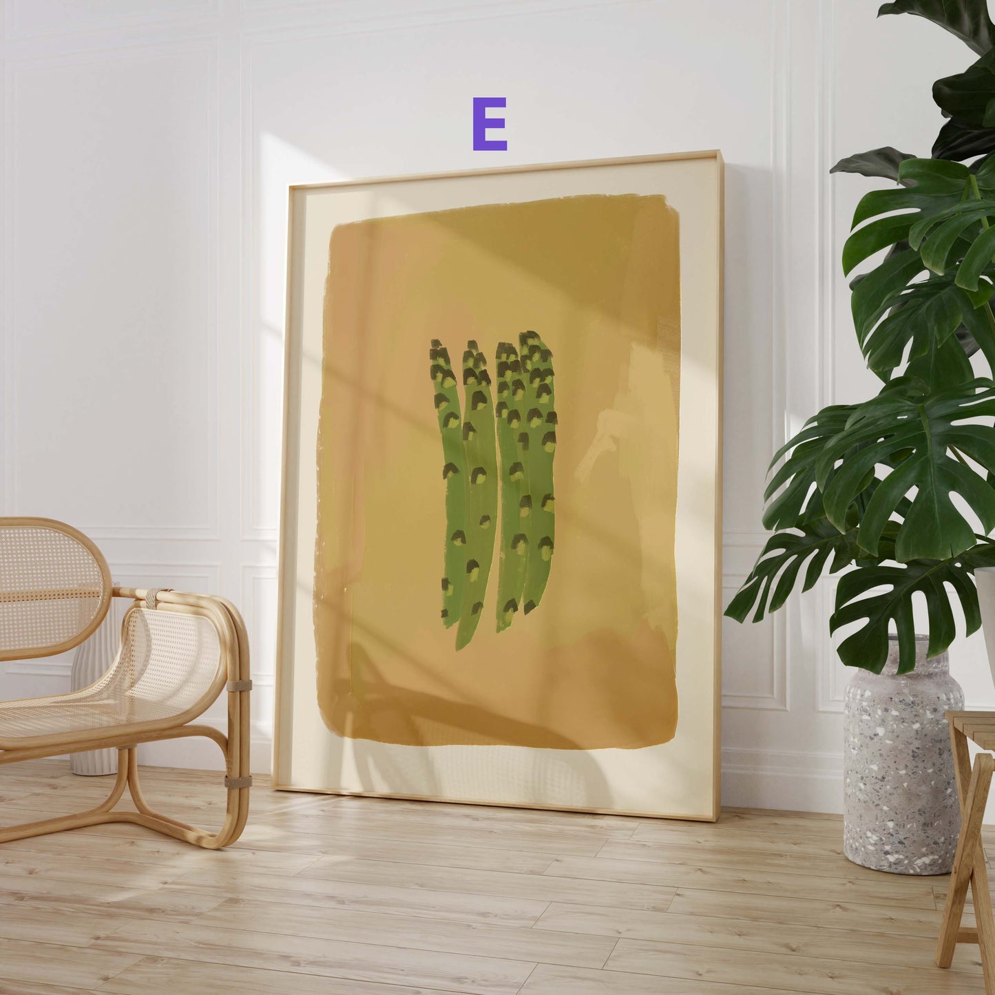 Obst Gemüse Kunst Poster · Geschenkidee · Artischocke, Zitrusfrüchte und Hummer Stillleben · Dekoprint ohne Rahmen
