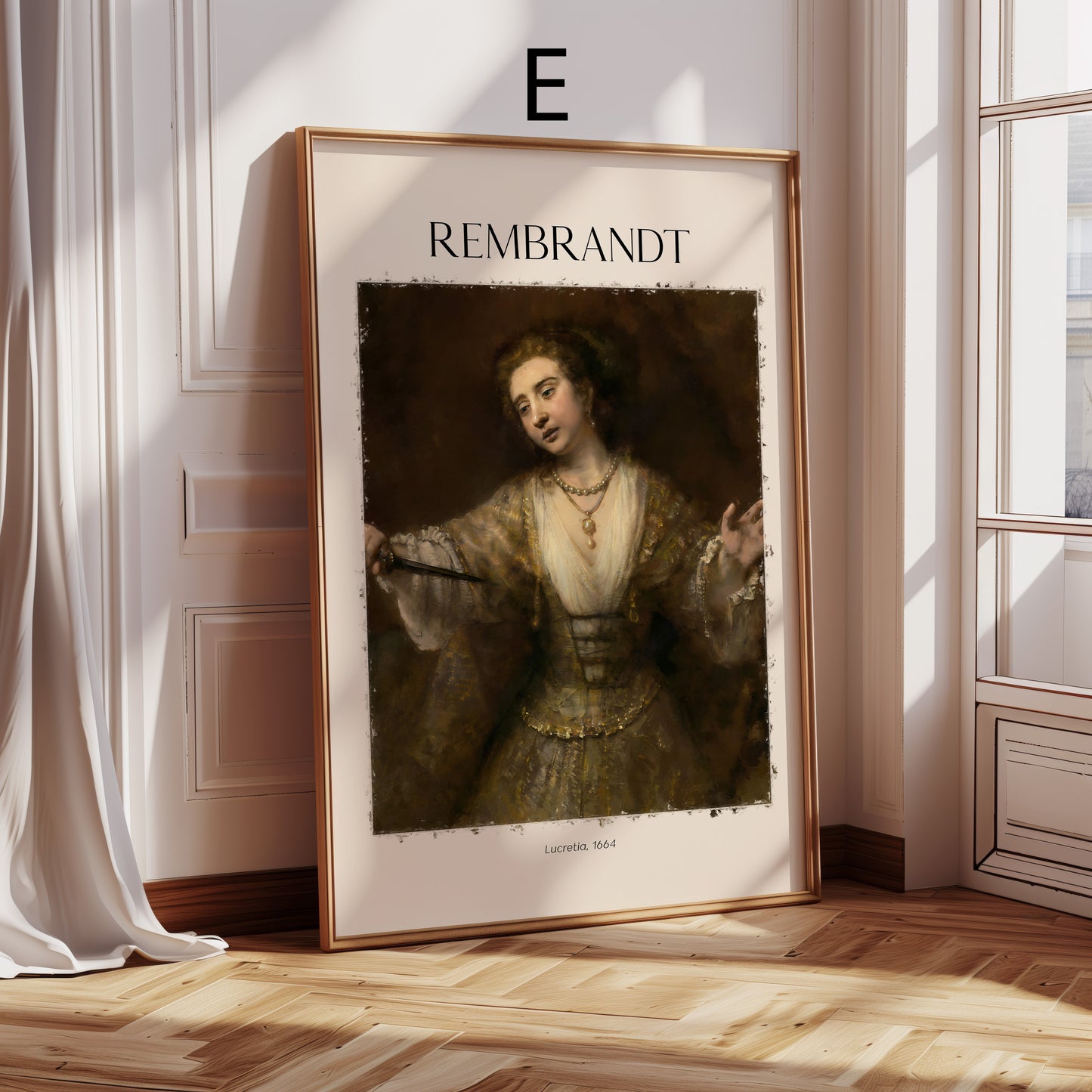 Rembrandt Poster · Geschenkidee · Barocke Porträts Die Nachtwache Niederländische Meisterwerke · Dekoprint ohne Rahmen