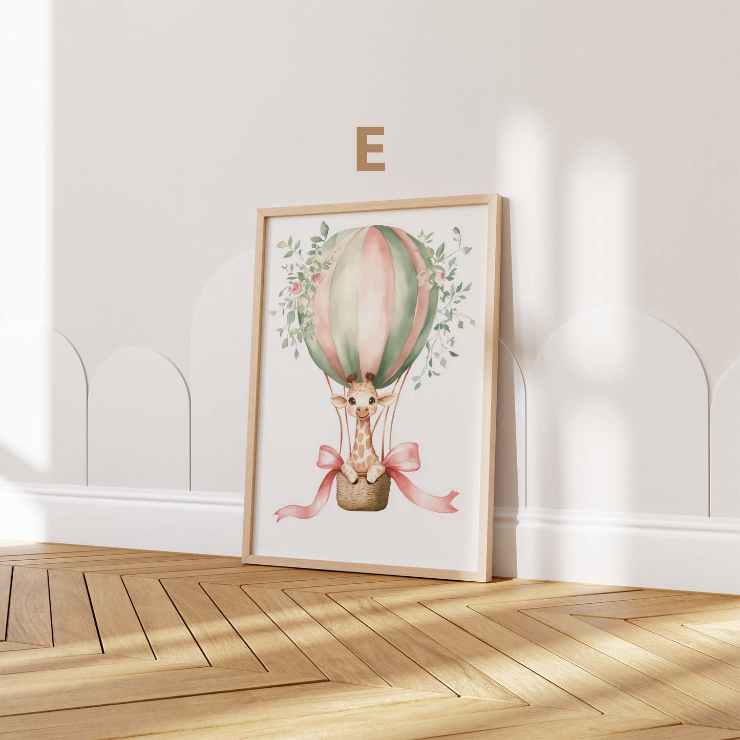 Abenteuer Kinder Poster · Geschenkidee · Aquarell mit Rakete, Heißluftballon und Segelboot · Kinderzimmer Deko · Dekoprint ohne Rahmen