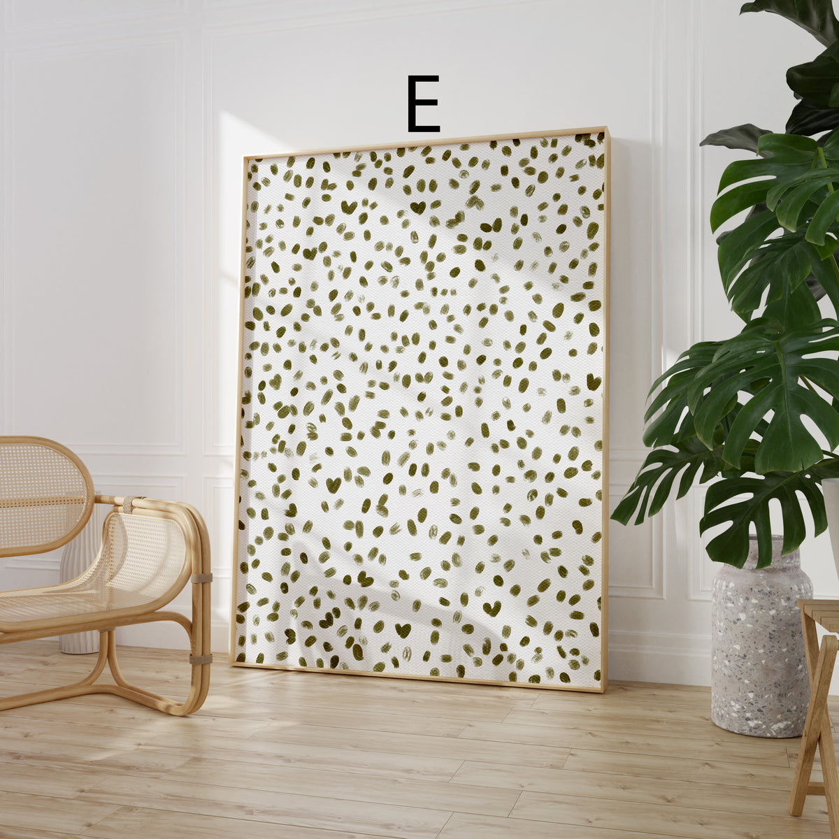 Blumen Poster · Vintage Wandbild · Boho Wanddeko · Geschenkidee · Dekoprint ohne Rahmen