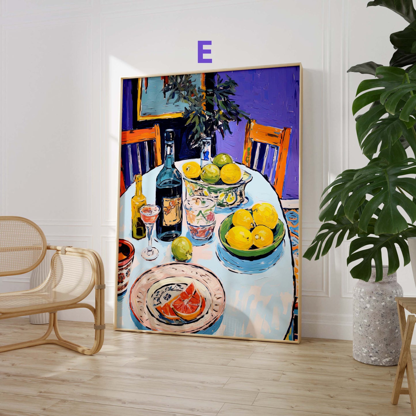 Moderne Kunst Poster · Geschenkidee · Moderne Porträts Stillleben und Abstrakte Kunst · Dekoprint ohne Rahmen