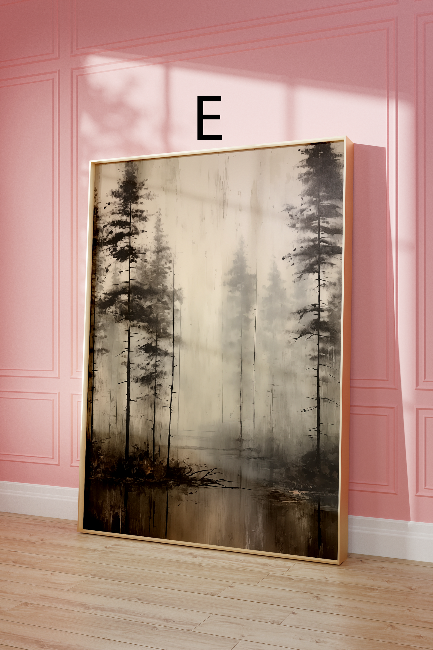 Moderne Kunst Poster · Geschenkidee · Elegante Blumenvase und Florale Wandkunst · Dekoprint ohne Rahmen