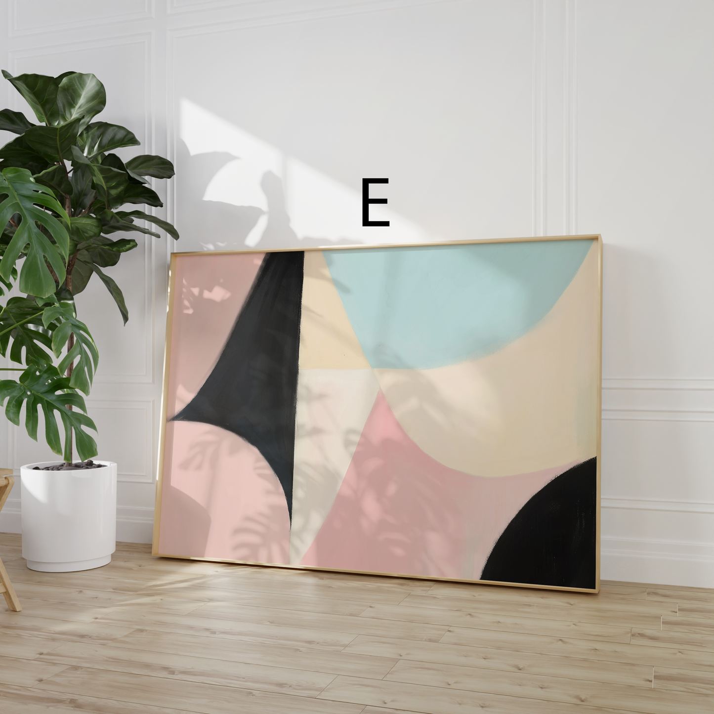 Abstrakte Poster · Wohnidee · Pastellfarben, Geometrische Formen & Minimalistische Wandkunst · Dekoprint ohne Rahmen