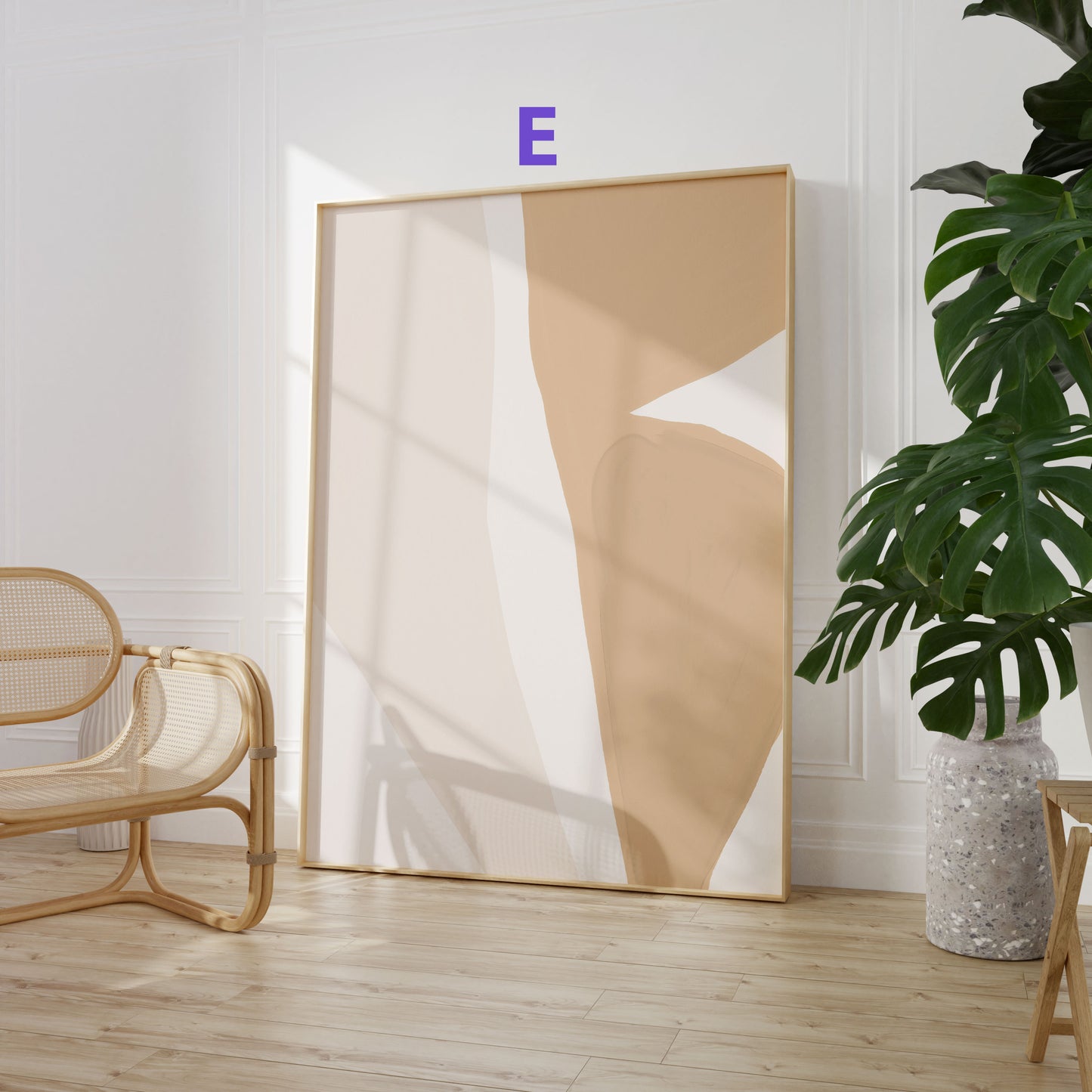 Feminine Porträt Poster · Geschenkidee · Feminine Figuren Körperkunst Maritime Illustrationen · Dekoprint ohne Rahmen