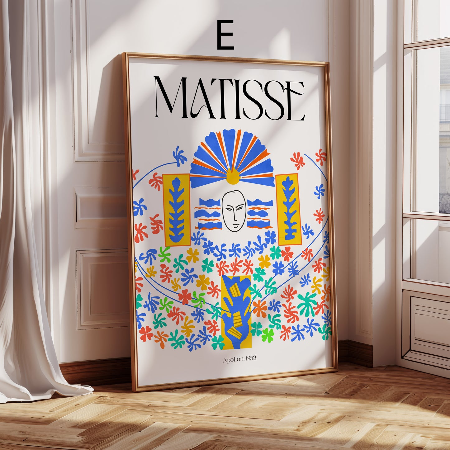 Henri Matisse Poster · Geschenkidee · Scherenschnitt Masken Abstrakte Formen Bunte Kompositionen · Dekoprint ohne Rahmen