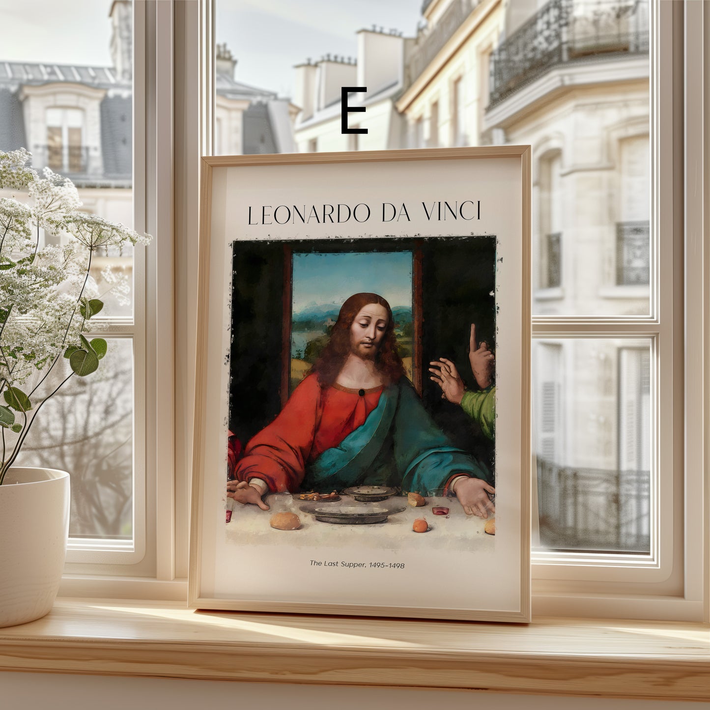 Leonardo da Vinci Kunst Poster · Geschenkidee · Mona Lisa Dame mit Hermelin Salvator Mundi Renaissance Meisterwerke · Dekoprint ohne Rahmen