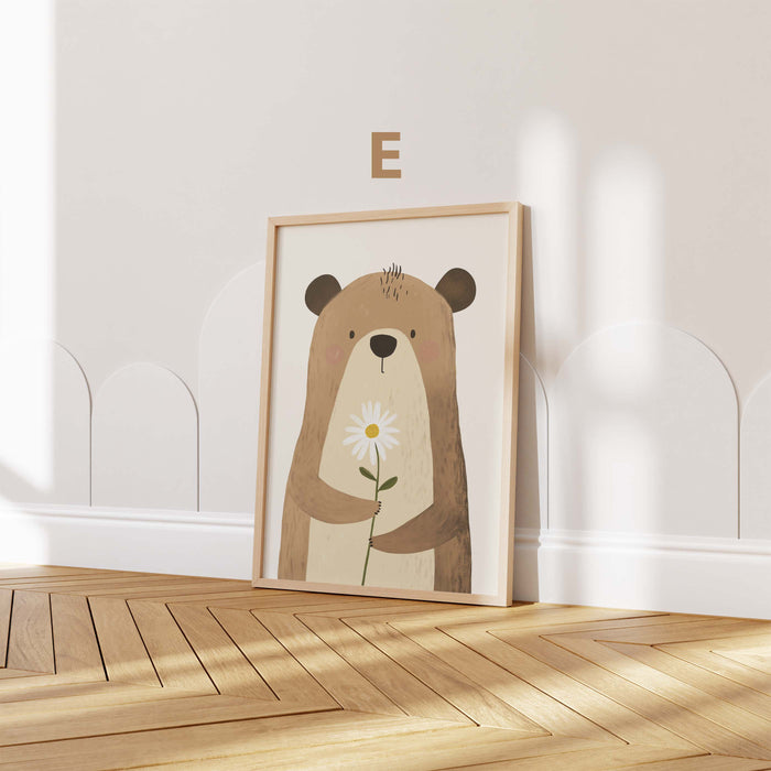 Süße Tiere Poster von JUSTGOODMOOD – Edle Wandkunst