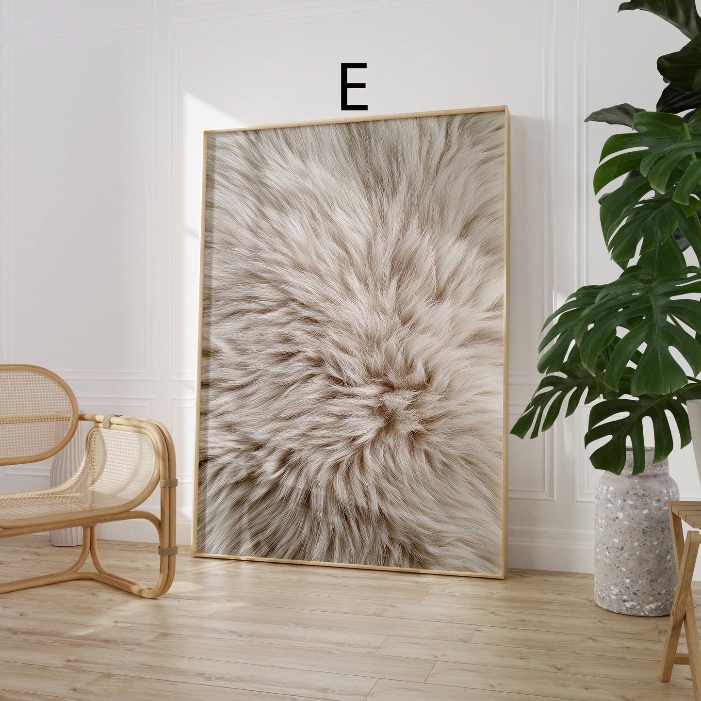 Wildtiermuster Poster · Geschenkidee · Leopard Tiger Gepard  Felloptik · Dekoprint ohne Rahmen