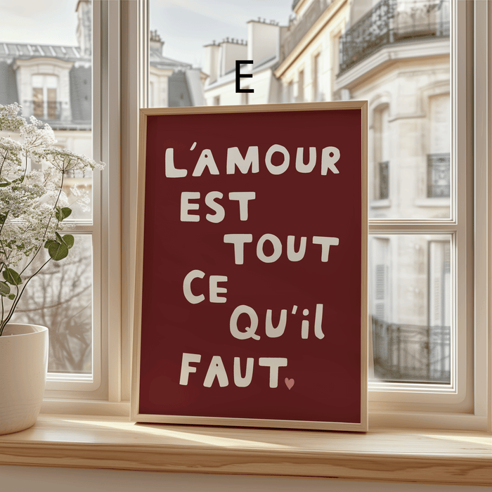 JUSTGOODMOOD Paris Poster – Edle Baumwollkunst