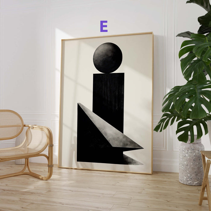JUSTGOODMOOD Poster – Edles Baumwoll-Canvas & lebendige