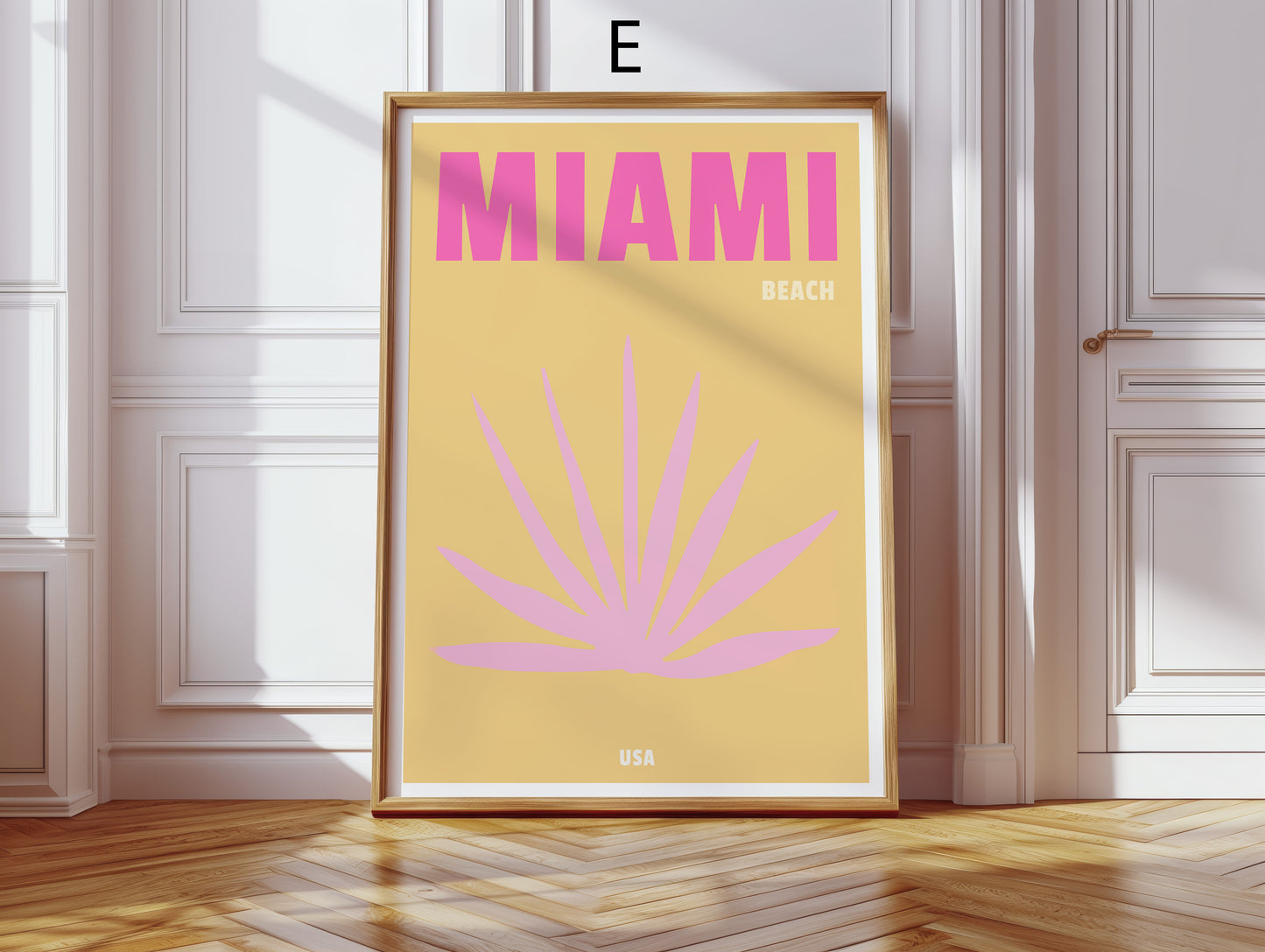Reiseposter · Geschenkidee · Bali Bondi Beach Fiji Ibiza Miami Tulum · Minimalistische Wandkunst · Dekoprint ohne Rahmen