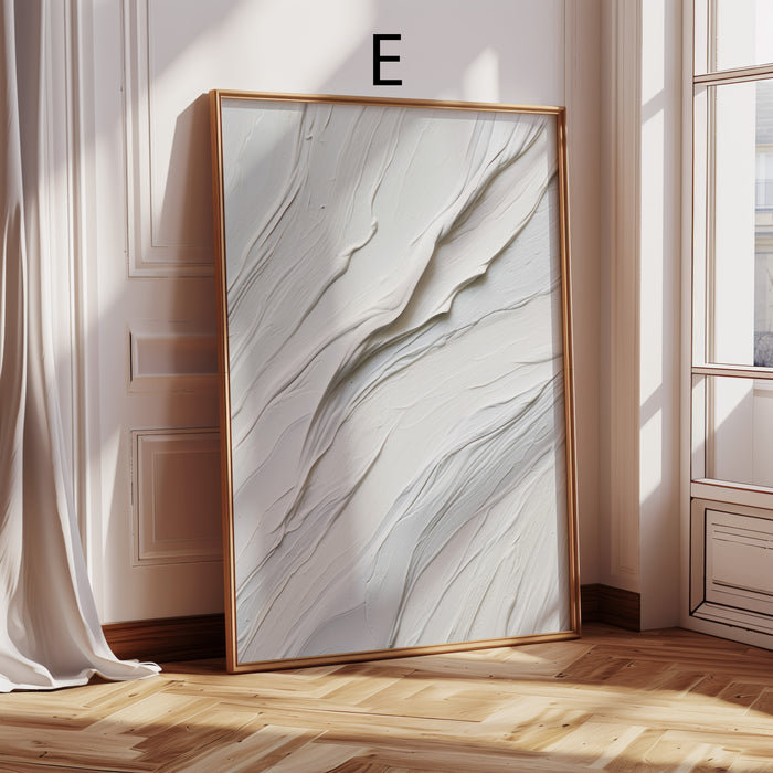 Struktur-Poster in Beige und Gold