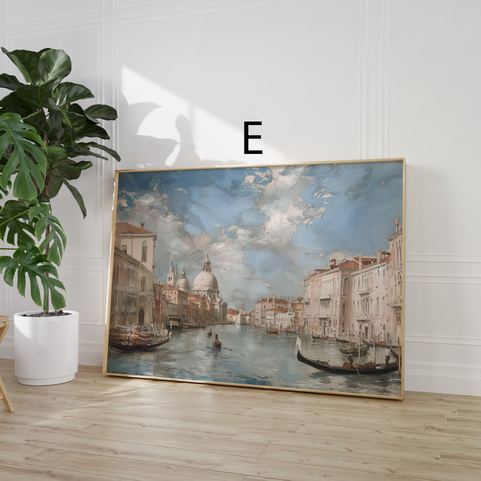 JUSTGOODMOOD Poster – Premium Baumwoll-Canvas Print