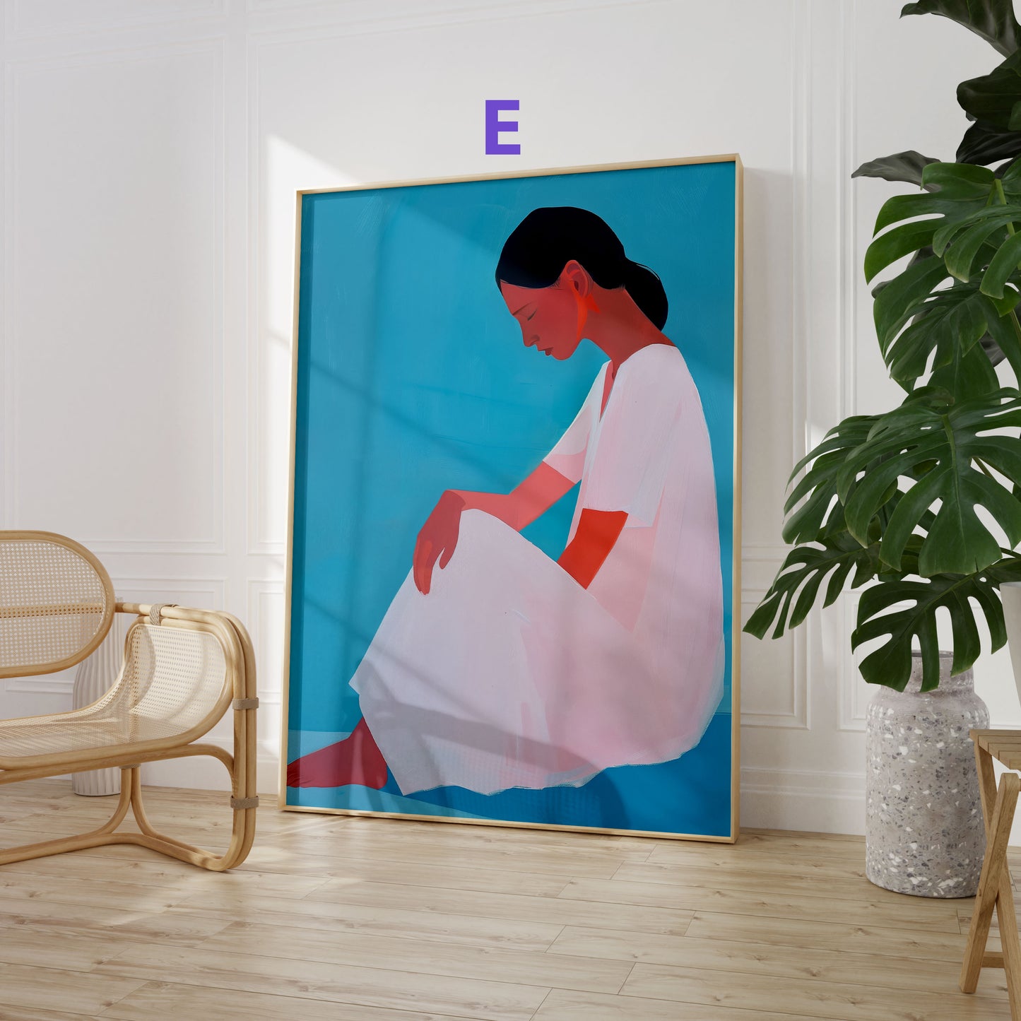Moderne Kunst Poster · Geschenkidee · Blumen, Stillleben und Abstrakte Malerei · Dekoprint ohne Rahmen