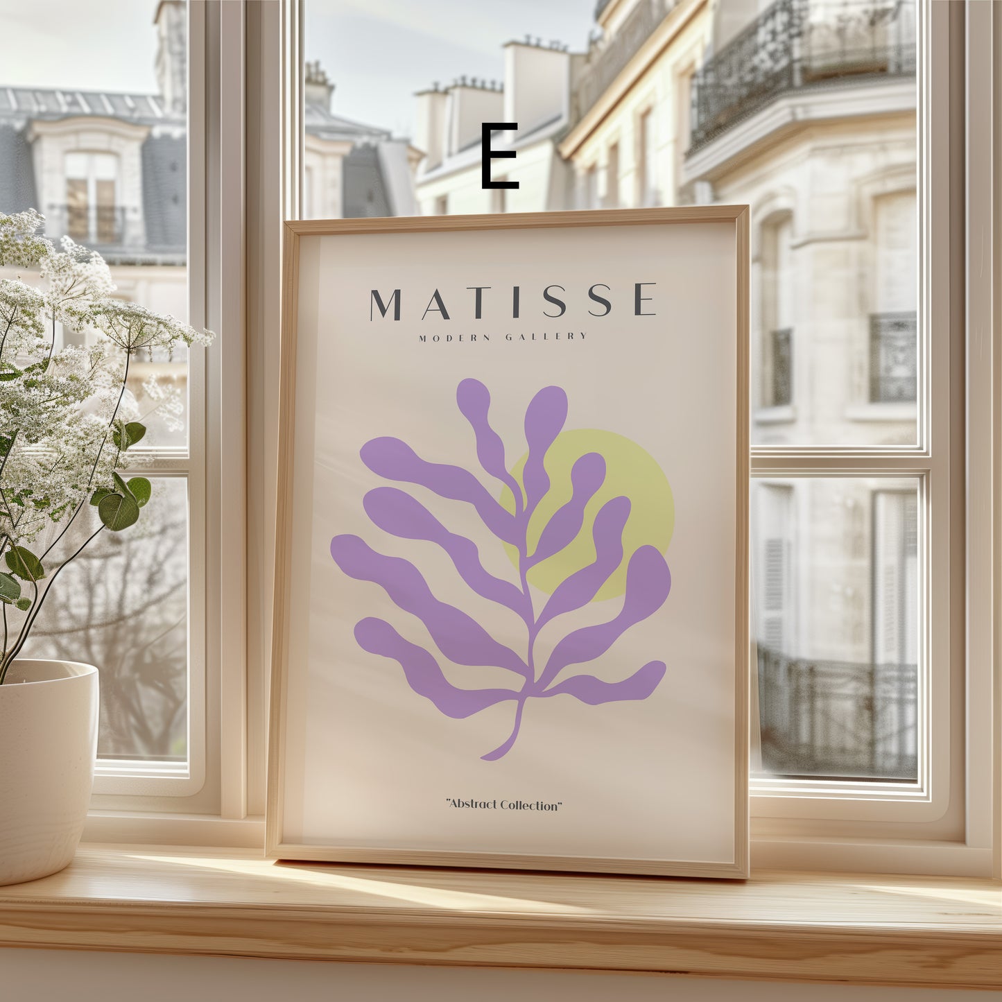 Matisse Poster · Geschenkidee · Abstrakte Formen Matisse Scherenschnitt Kubistische Porträts · Dekoprint ohne Rahmen