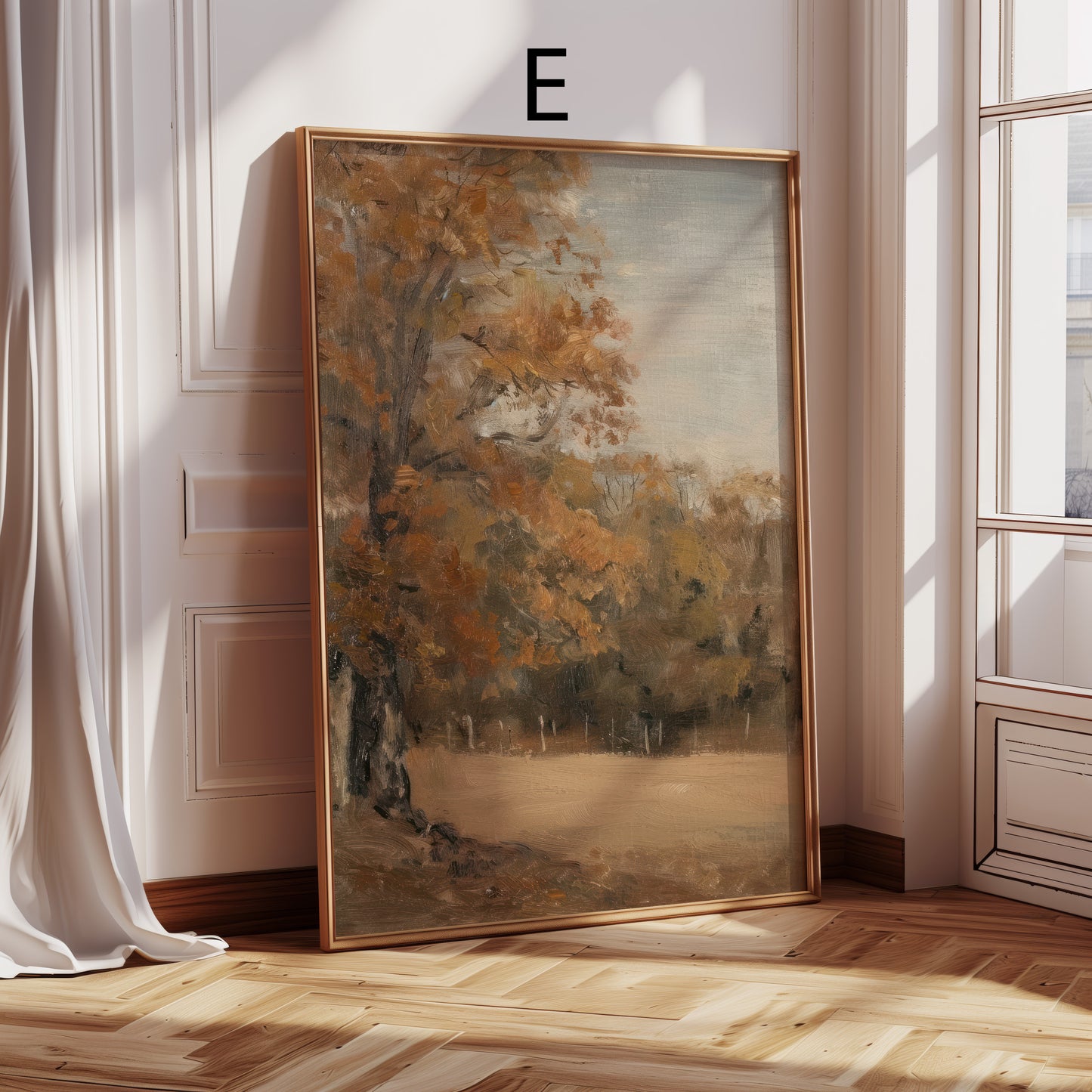 Moderne Vintage Kunst Poster · Geschenkidee · Ballett Landschaft Blumen Figurative Wandkunst · Dekoprint ohne Rahmen