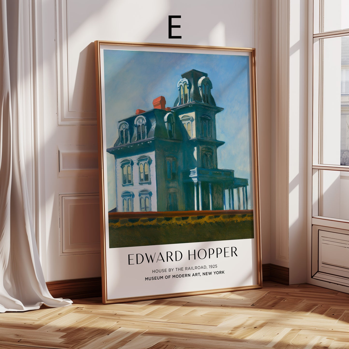 Kunst Poster · Geschenkidee · Edward Hopper Amerikanischer Realismus Architektur Alltagsszenen · Dekoprint ohne Rahmen