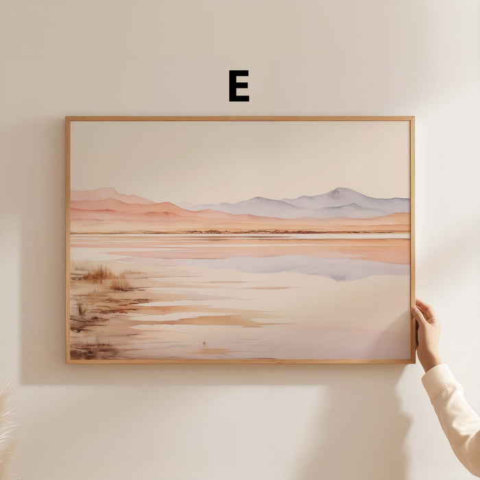 Panorama Landschaft Poster – Premium Baumwoll-Print