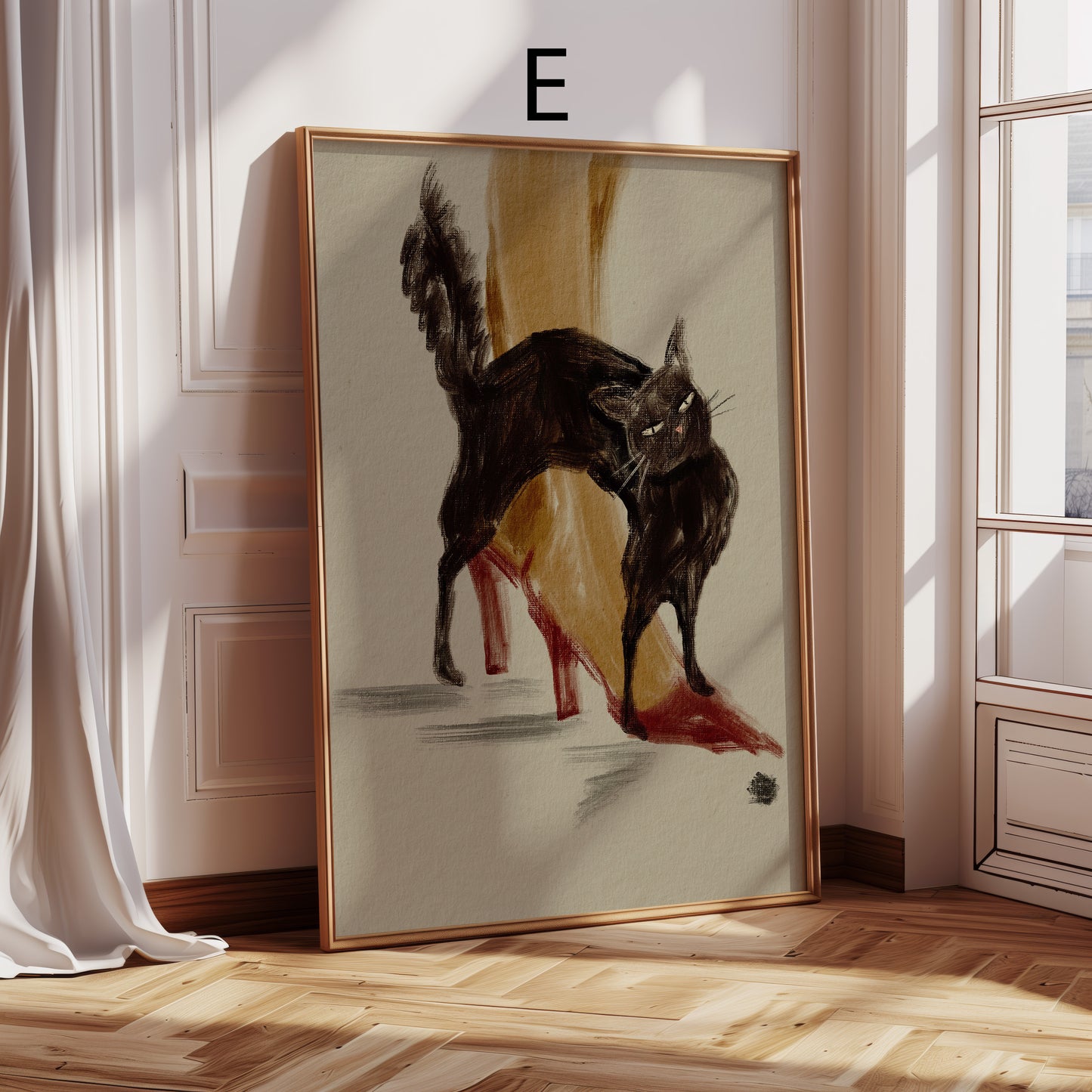 Modeposter Blumen · Animal Print & Raubkatzenmuster · Dekoprint ohne Rahmen