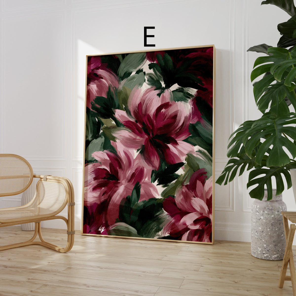 Landschaft Poster Wandbilder · Blumen Natur Bilder · Wohnzimmer Deko ohne Rahmen