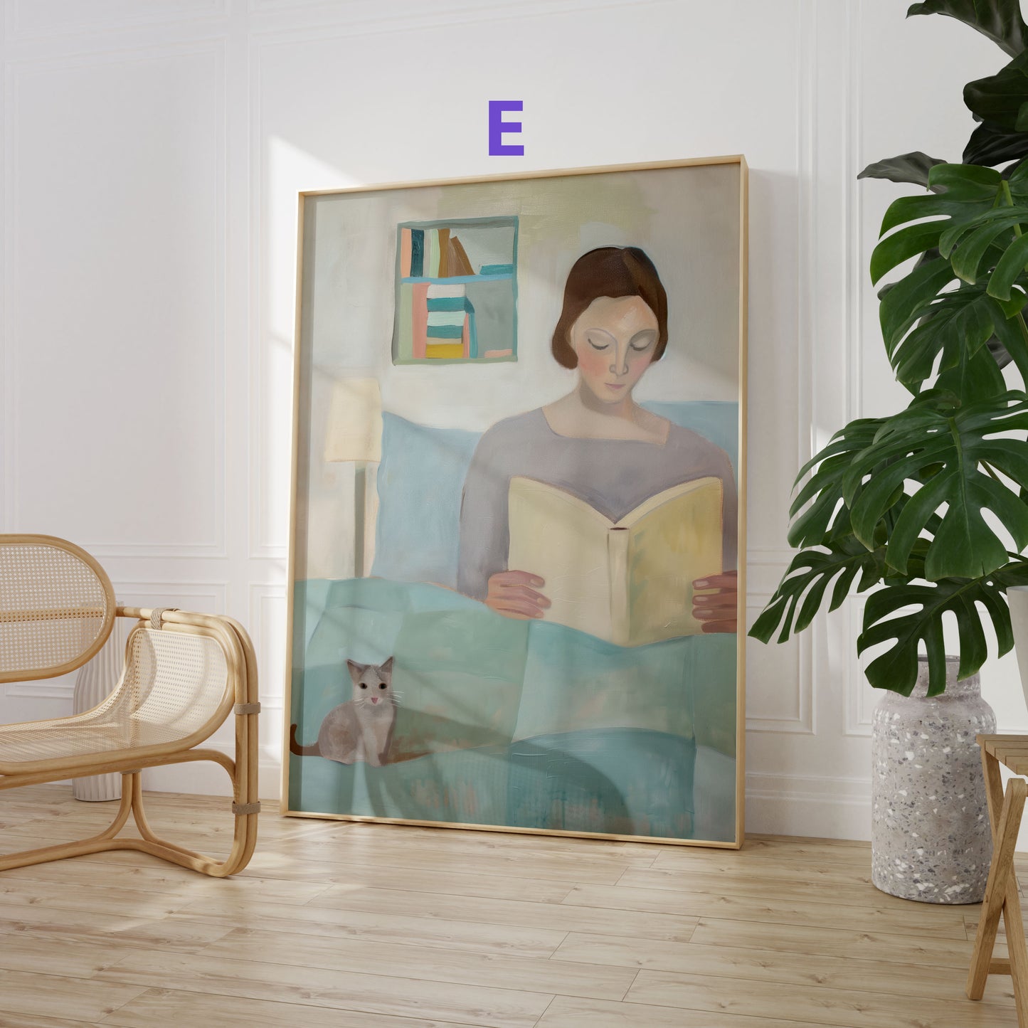 Moderne Kunst Poster · Geschenkidee · Frauenporträts, Abstrakte Kunst und Figurative Malerei · Dekoprint ohne Rahmen