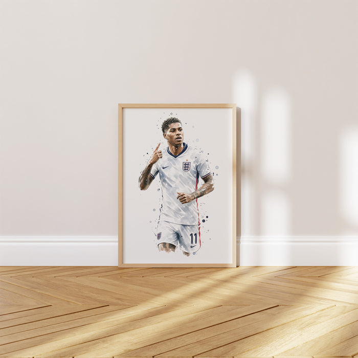 England Poster aus hochwertiger Baumwolle – JUSTGOODMOOD