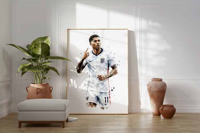 England Poster aus hochwertiger Baumwolle – JUSTGOODMOOD