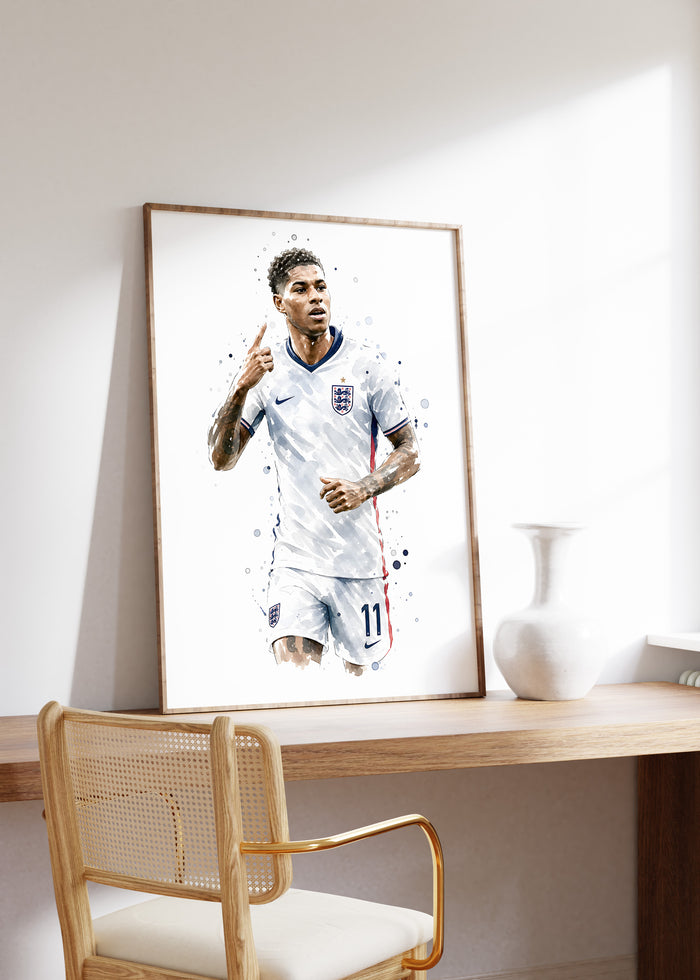 England Poster aus hochwertiger Baumwolle – JUSTGOODMOOD