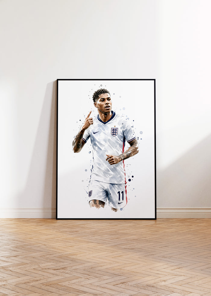 England Poster aus hochwertiger Baumwolle – JUSTGOODMOOD