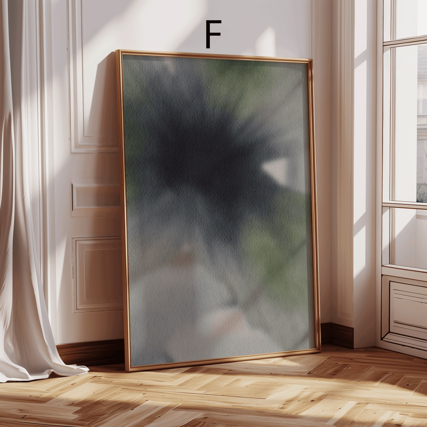 Abstrakte Botanische Aquarell Poster · Geschenkidee · Organische Naturformen Minimalistische Wandkunst · Dekoprint ohne Rahmen