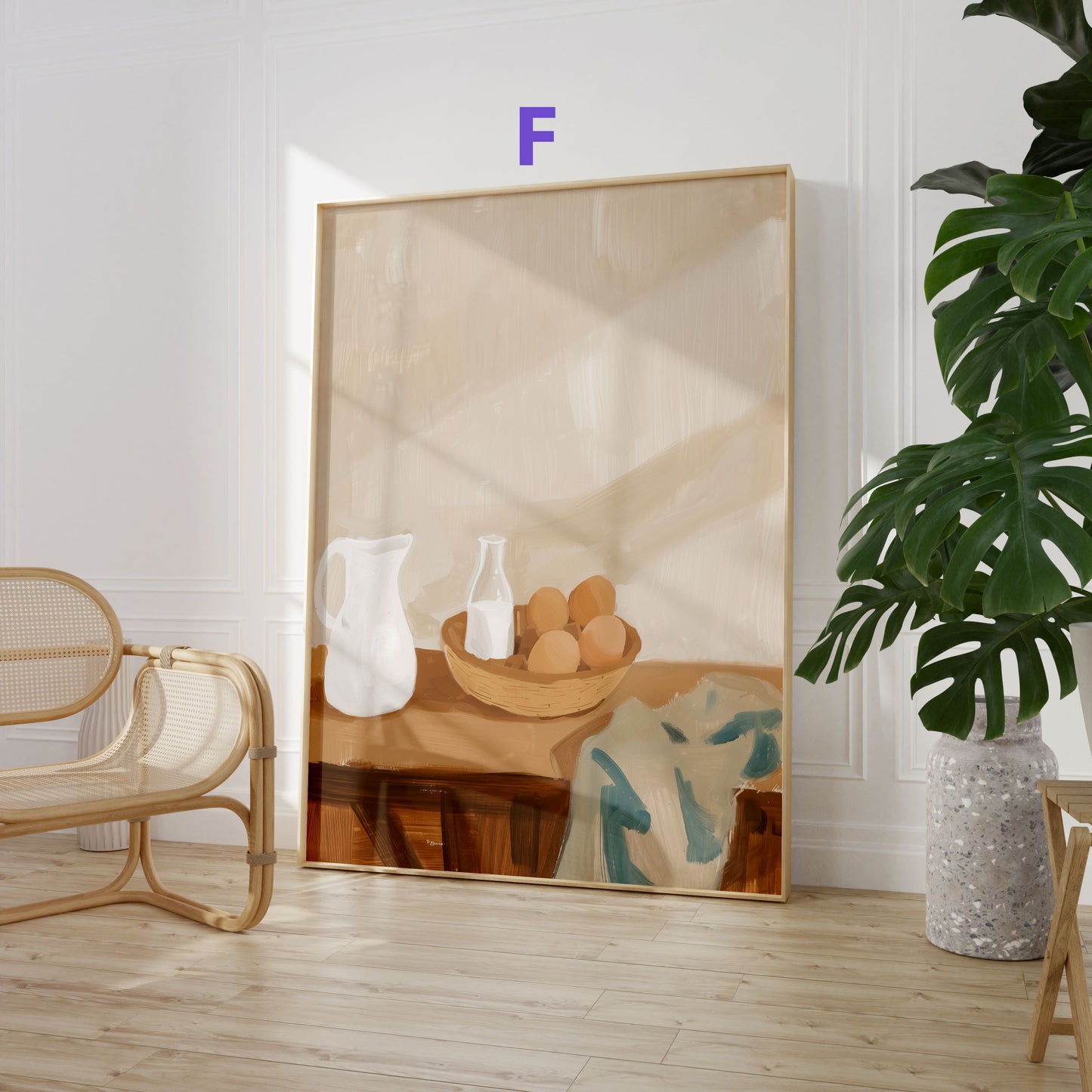 Moderne Kunst Poster · Geschenkidee · Minimalistische Porträts und Abstrakte Stillleben · Dekoprint ohne Rahmen