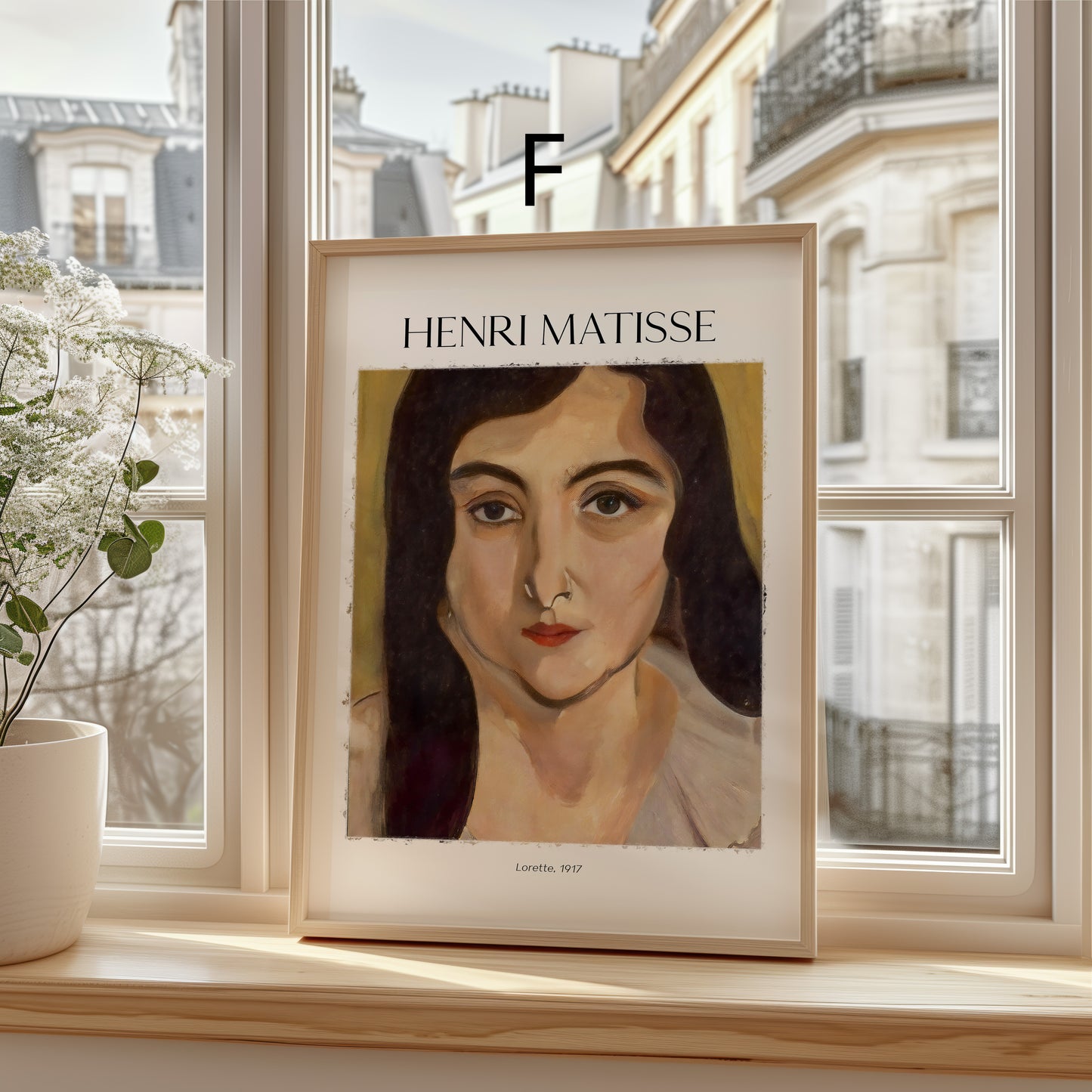 Henri Matisse Poster · Geschenkidee · Fauvistisches Frauenporträt Odaliske La Blouse Roumaine · Dekoprint ohne Rahmen