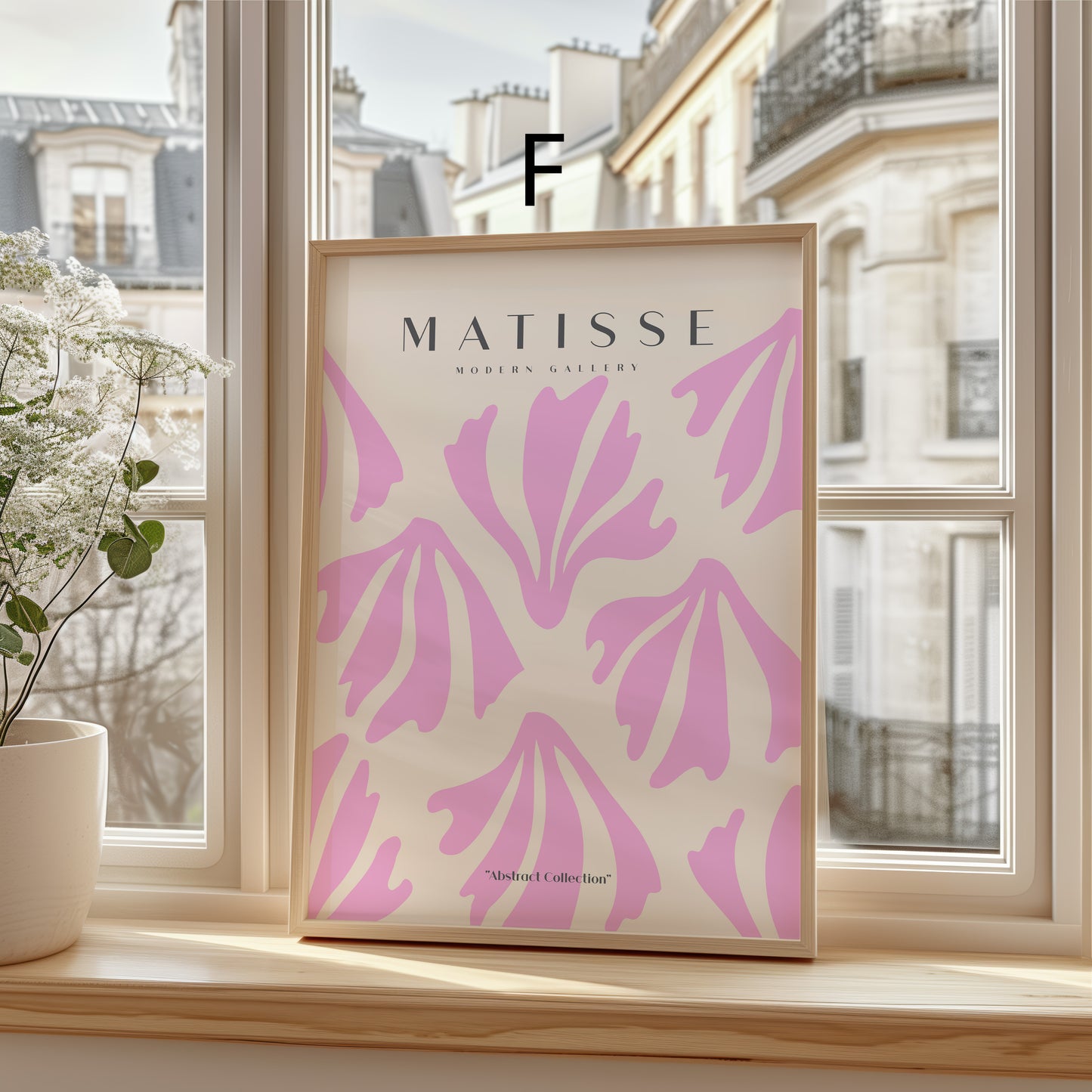 Matisse Poster · Geschenkidee · Abstrakte Formen Matisse Scherenschnitt Kubistische Porträts · Dekoprint ohne Rahmen