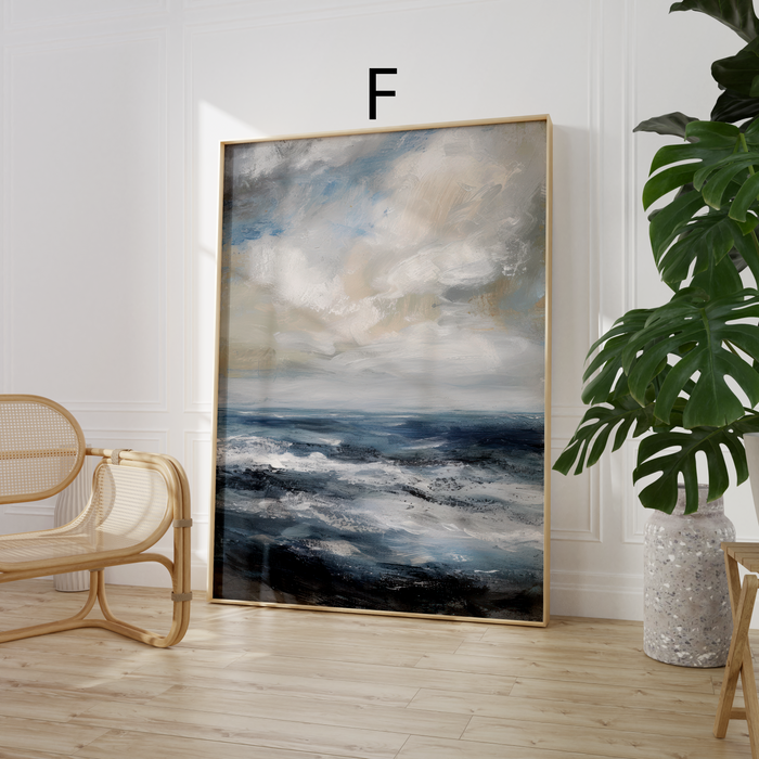 JUSTGOODMOOD Poster – Edle Vintage Wandkunst aus Baumwolle