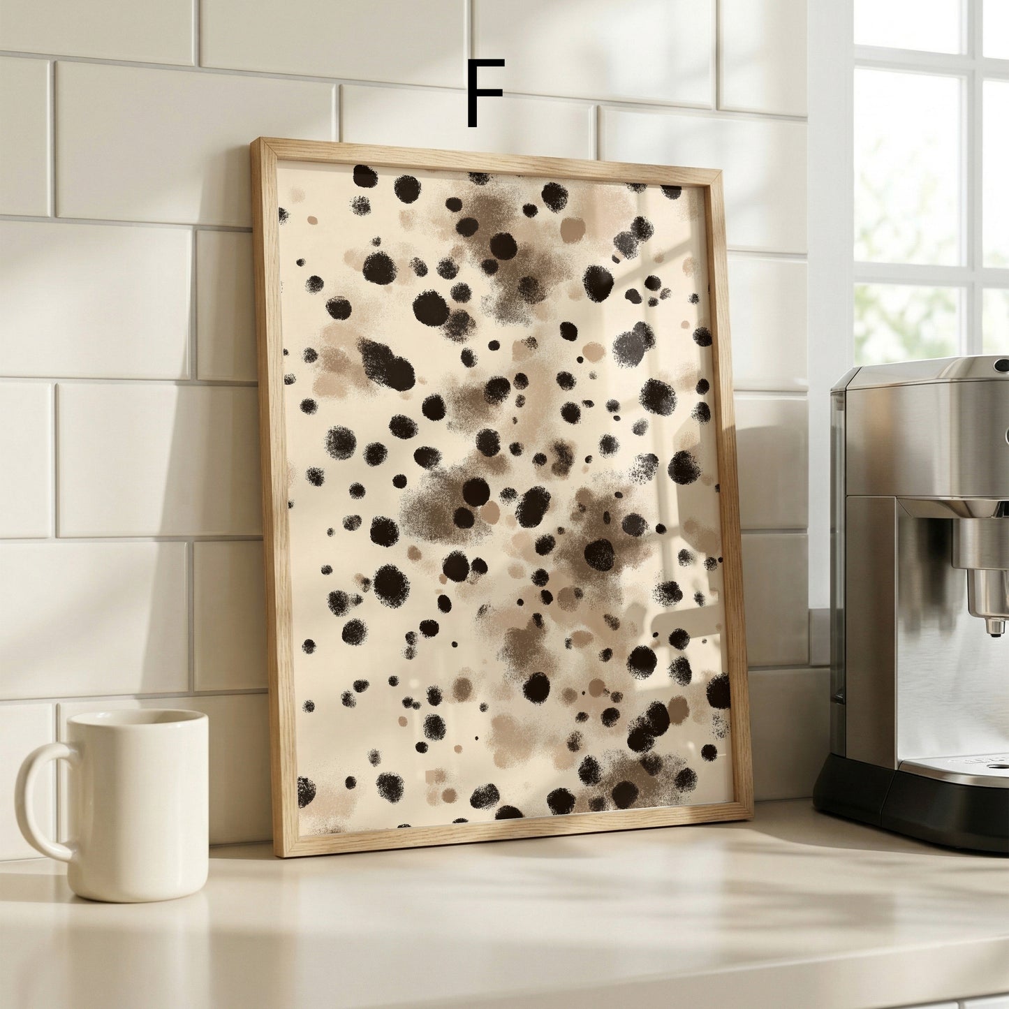 Tiermuster Poster · Geschenkidee · Klassische Raubkatzen Muster Leopard Pelz und Zebrastreifen Texturen · Dekoprint ohne Rahmen