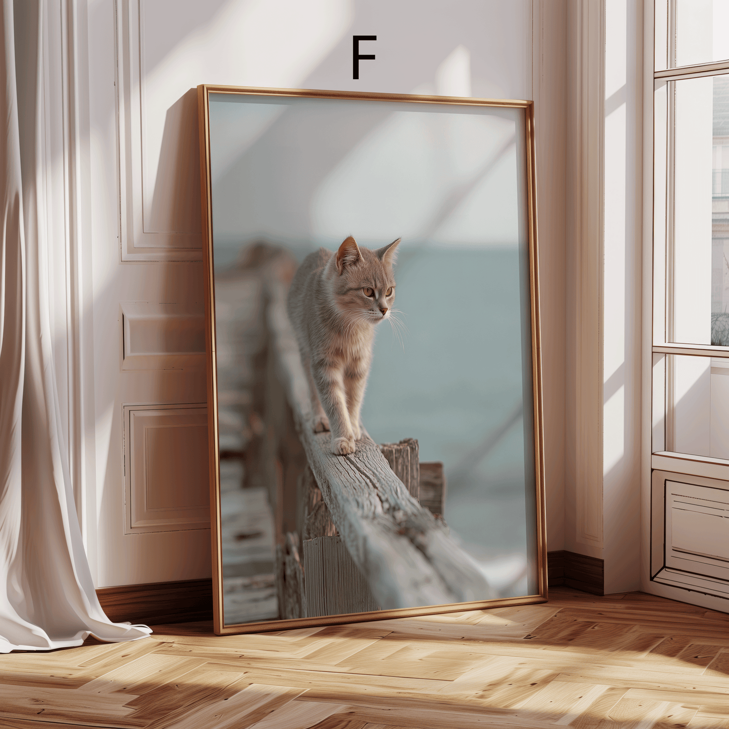 Strand Poster · Geschenkidee · Palmen Muscheln Küstenlandschaften · Dekoprint ohne Rahmen