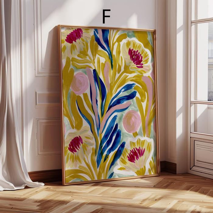 Geschenkidee · Botanische Blumen und Landschaften Poster Ästhetische Natur Kunst · Dekoprint ohne Rahmen | JUSTGOODMOOD