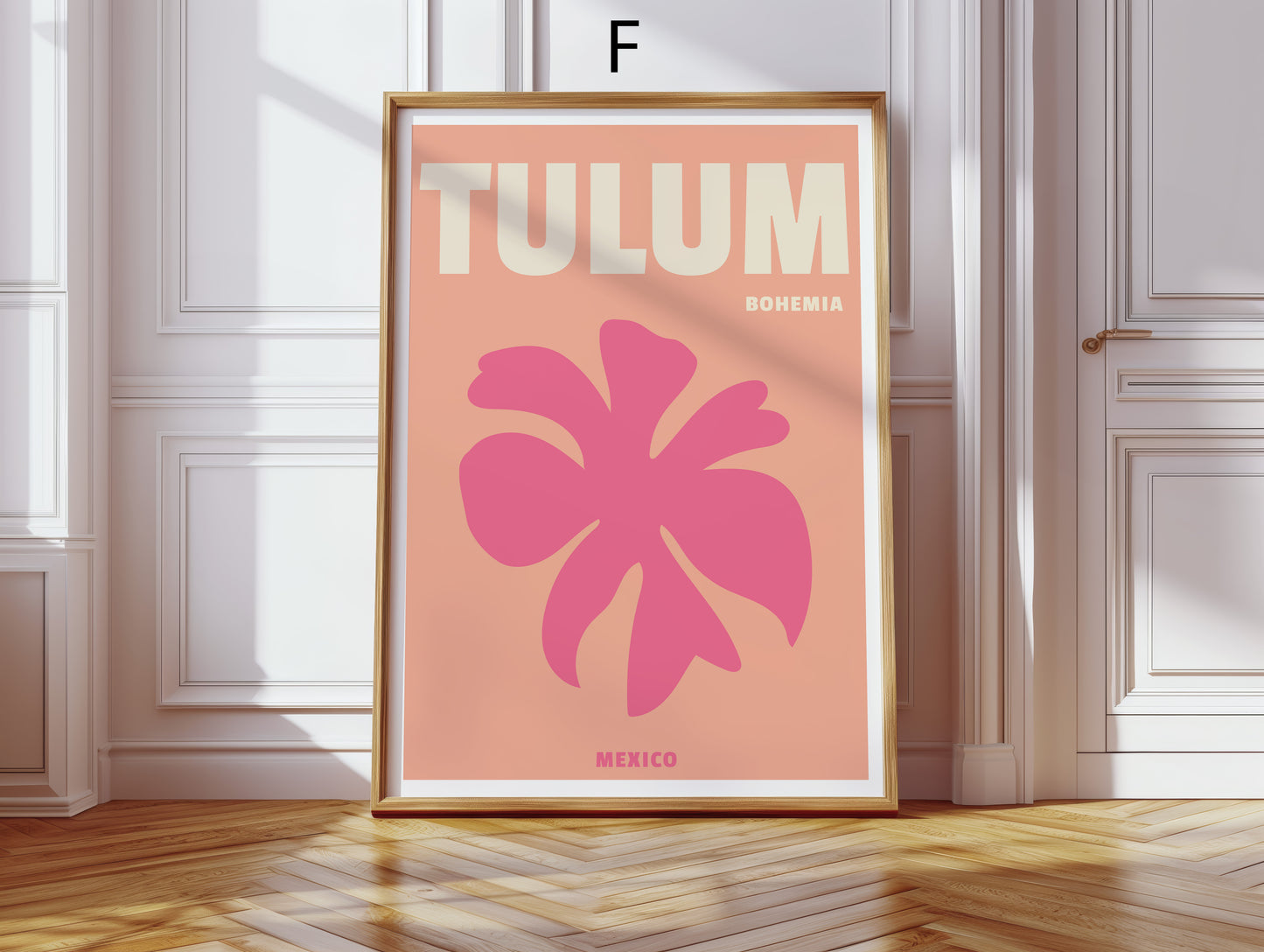 Reiseposter · Geschenkidee · Bali Bondi Beach Fiji Ibiza Miami Tulum · Minimalistische Wandkunst · Dekoprint ohne Rahmen