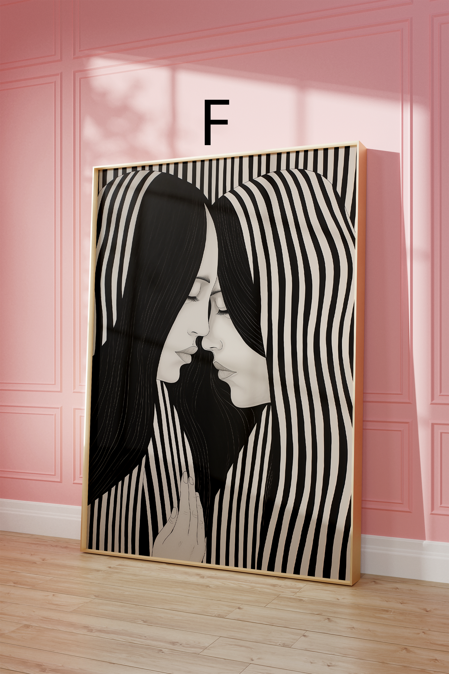 Moderne Kunst Poster · Geschenkidee · Elegante Blumenvase und Florale Wandkunst · Dekoprint ohne Rahmen