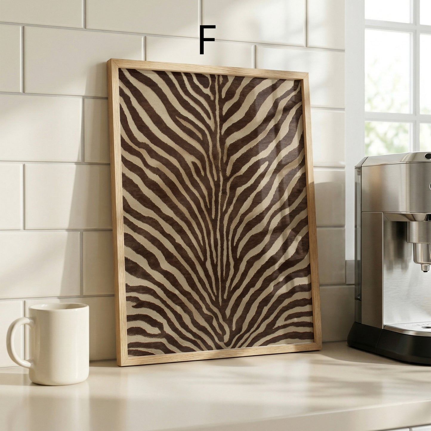 Tiermuster Poster · Geschenkidee · Leopard Zebra Schlange abstrakte Felloptik · Dekoprint ohne Rahmen