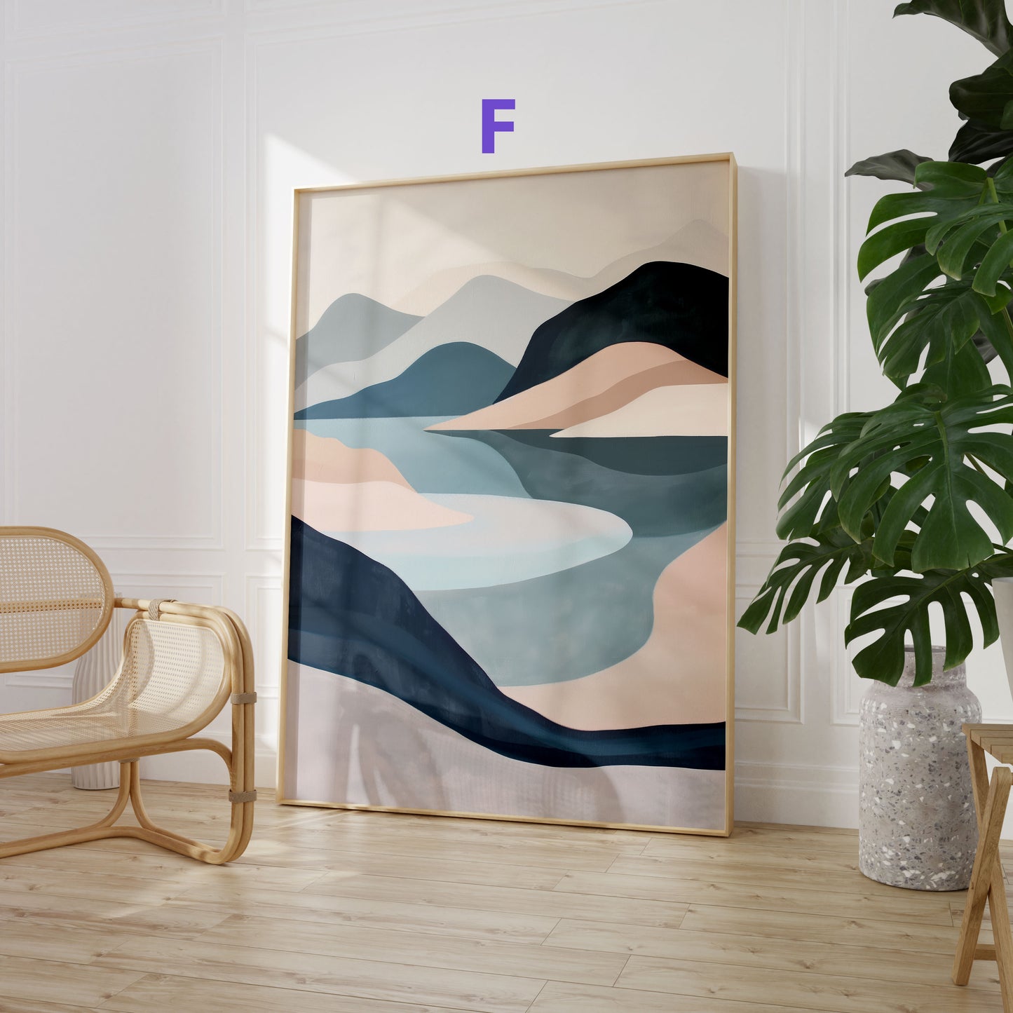 Moderne Kunst Poster · Geschenkidee · Blumen, Stillleben und Abstrakte Malerei · Dekoprint ohne Rahmen