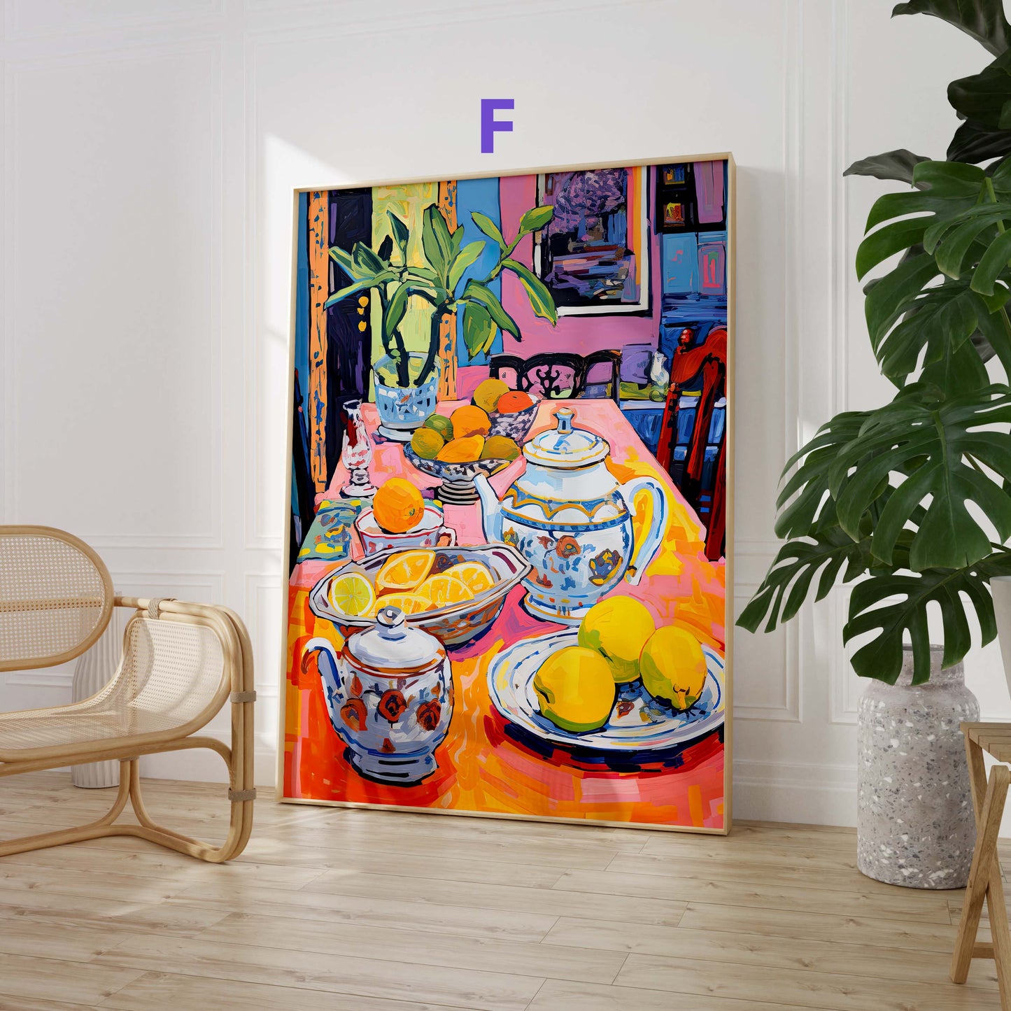 Moderne Kunst Poster · Geschenkidee · Moderne Porträts Stillleben und Abstrakte Kunst · Dekoprint ohne Rahmen